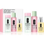Clinique 3 Steps Skincare Systeme Oily Skin Types подаръчен комплект за мазна кожа