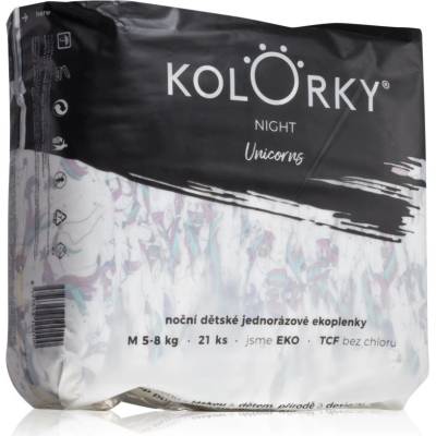 Kolorky Night Unicorn M 5-8 Kg 21 ks