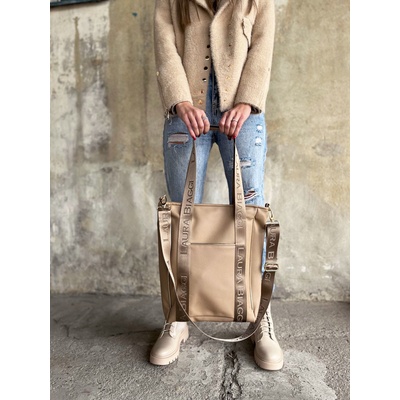 Laura Biaggi Svetlokabelka na rameno DX-KB-43-light brown hnedá