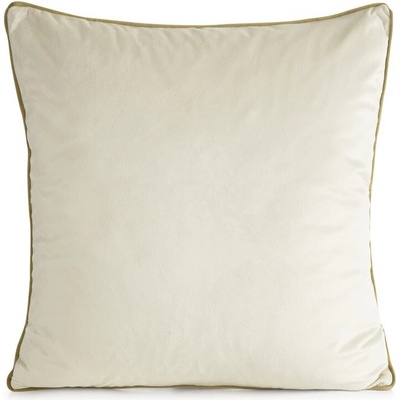 Takoy Povlak na polštář GAJA 2 ze sametu s jemným leskem a ozdobným lemem-HF-463842 | 60 x 60 cm