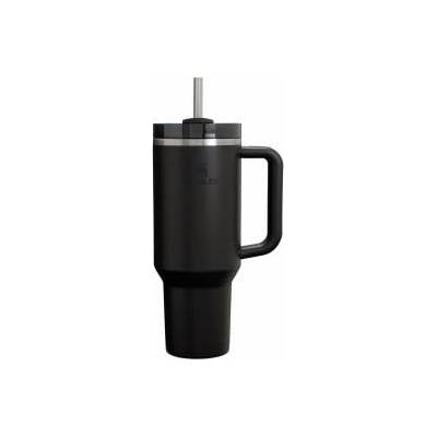 STANLEY 1913 Quencher H2.0 Flowstate Drinking Bottle with Straw 1.2L - Thermo Mug Cools 11 Hours - 48 Hours Ice Cold - Dishwasher Safe - Thermos Bottle BPA Free - Drinking Cup - Black 2.0 - 100000144325