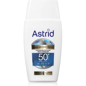 Astrid Hyaluronic Gold защитен флуид SPF 50 50ml