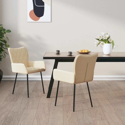 vidaXL 344832 textil / krémová 2 ks