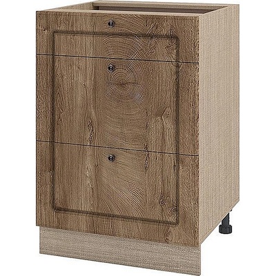 ИРИМ Долен кухненски шкаф Сити МФ-Дъб натурал-06-57 60 см