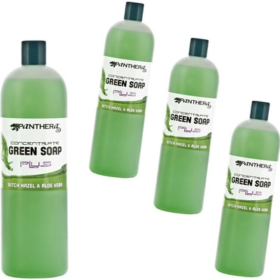 Panthera zelené mydlo green soap 4 ks 1000 ml