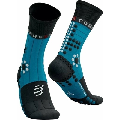 Compressport Pro Racing Socks Winter Trail Mosaic Blue/Black