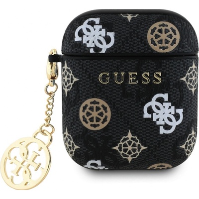 Guess PU 4G Peony Charm Pouzdro pro AirPods 1/2, GUA2P4RPEK