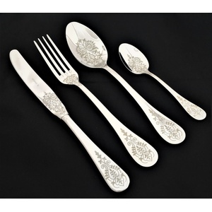 Herdmar Комплект прибори за хранене ROCCO № 23 - 24 части, гравиран (Herdmar 089-3024-0117-150-7200)