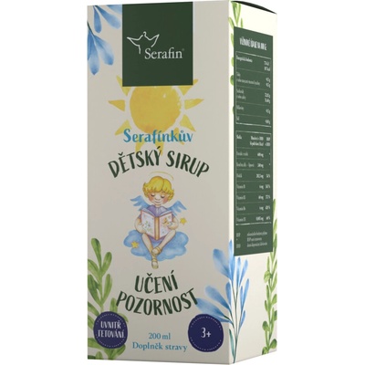 Serafínkův dětský sirup Učení a pozornost 250 ml