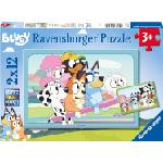 Ravensburger Детски пъзел Ravensburger от 2 x 12 части - Забавление с Блуи (5693) - ozone