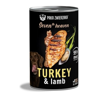 Paka Zwierzaka Seventh Heaven Adult turkey & lamb 400 g