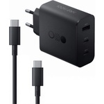 Nothing CMF BY NOTHING мрежово зарядно устройство USB+2 Type-C гнездо 100W, PD бързо зарядно устройство + Type-C кабел, красиво зелено (CHR-100W1A2C-DG)