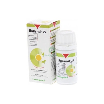 Rubenal doplnkové krmivo na podporu funkcie ľadvín 75 mg 60 tbl.