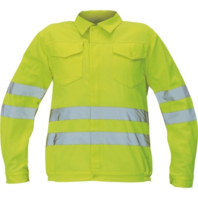 Cerva Pánská HI VIS bunda KOROS bunda žltá