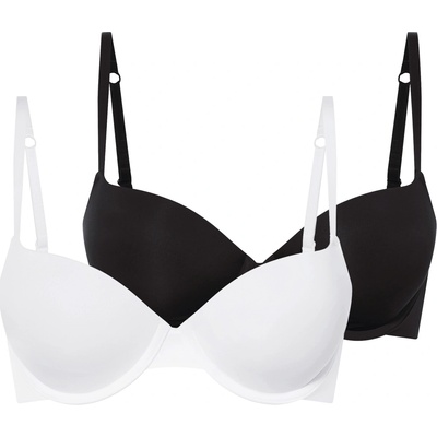Esmara push-up 2 kusy čierna/béžová 100387186