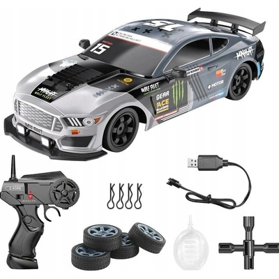 HB Toys Velké RC auto na dálkové ovládání pro drift 4WD LED 2,4GHz 1:16