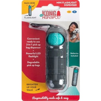 KONG HandiPOD mini zásobník na vrecká a baterka 1 ks