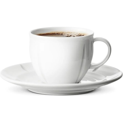 Rosendahl Чаша за кафе с чинийка GRAND CRU SOFT 280 мл, бяла, Rosendahl (RSD20551)