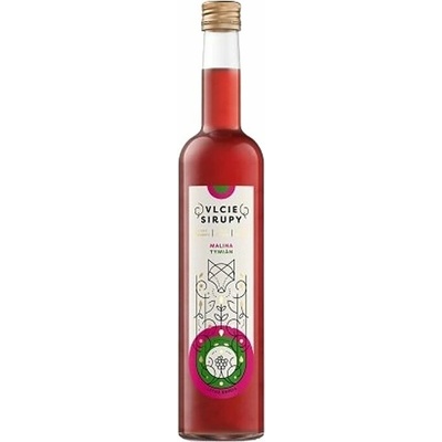Vlčie sirupy Malina Tymián 1 l