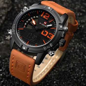 Naviforce Часовник naviforce wa-2841 - Кафяво / Черно kp2841 (wa-2841)