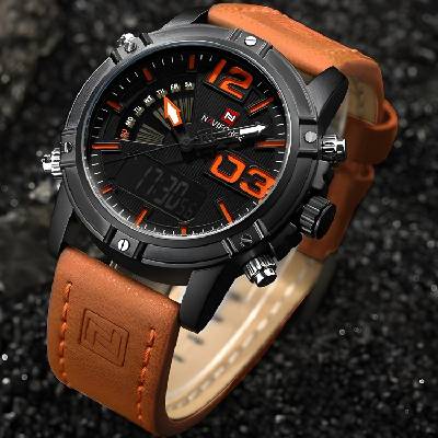 Naviforce Часовник naviforce wa-2841 - Кафяво / Черно kp2841 (wa-2841)