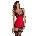 RENÉ ROFÉ 2Pc Hollywood Chemise & G-String Set Red, S/M