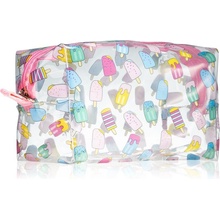 BrushArt Accessories Transparent cosmetic bag transparentná kozmetická taštička Ice Cream