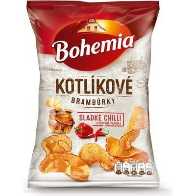 Bohemia Kotlíkové brambůrky sladké chilli paprika 100 g