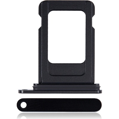 Apple iPhone 15, 15 Plus - SIM Slot / tray - Držiak SIM karty (Čierny / Black)