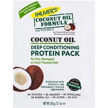 Palmer's Hair hloubkově regenerační kondicionér pro suché a poškozené vlasy Coconut Oil Formula With Coconut Milk Keratin & Silk Protein 60 g