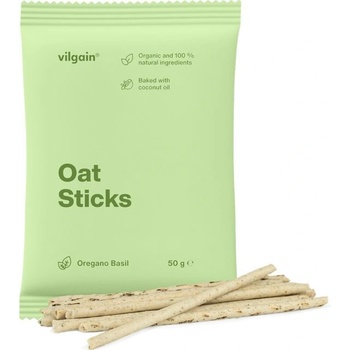 Vilgain Oat Sticks BIO oregano a bazalka 50 g