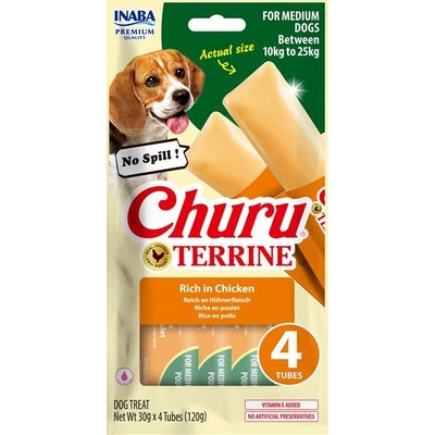 Inaba Churu Terrine dog pre psy kura 4x 30 g