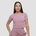GymBeam Дамска тениска Agile Cropped Woodrose XS