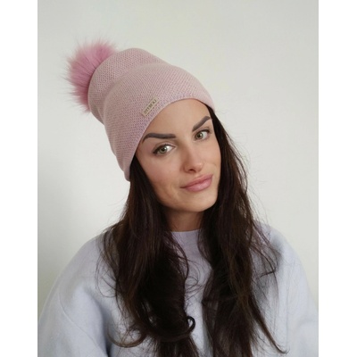 Made in Italia dámska zimná čiapka Stone pink