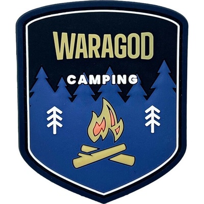 WARAGOD Nášivka 3D Camping 7x5cm