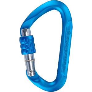 Skylotec Винтов карабинер Skylotec Salto SG Screwgate carabiner - Electricblue / Titanium - размер Screw Gate (322-0256-0111)