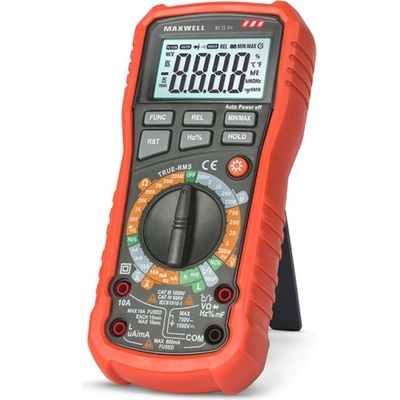Maxwell 25314 ЦИФРОВ МУЛТИМЕТЪР, АВТОМАТИЧЕН, С ТЕМПЕРАТУРНА СКАЛА (25314)