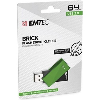 Image 1 of EMTEC C350 Brick 64GB USB 2.0 ECMMD64GC352