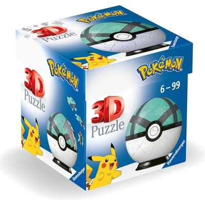 Ravensburger 3D Пъзел Ravensburger от 54 части - Pokemon: Net Ball (11581)