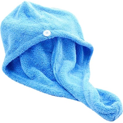 Rychleschnoucí turban na hlavu Modrá