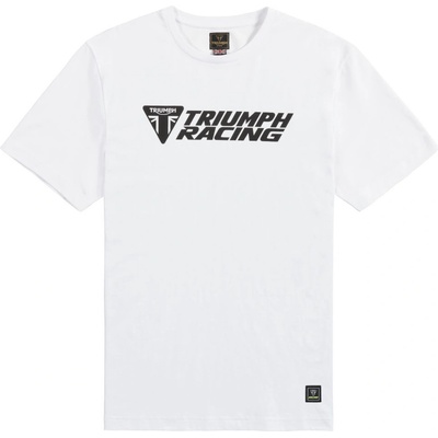 Triumph triko RACING white/black