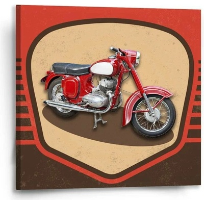 Sablio Obraz Jawa panelka Vintage - 50x50 cm