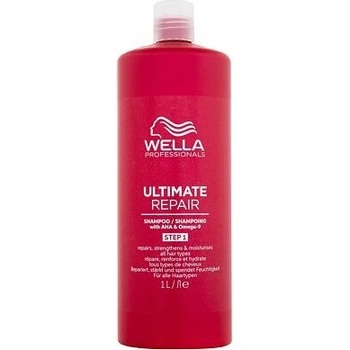 Wella Professionals Ultimate Repair Shampoo šampon pro šetrné mytí poškozených vlasů 1000 ml pro ženy