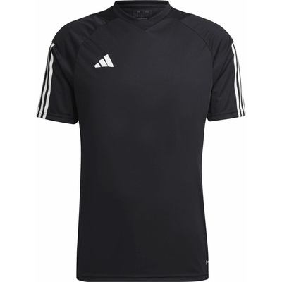 adidas pánske športové tričko TIRO23 COMPETITION JERSEY čierna biela