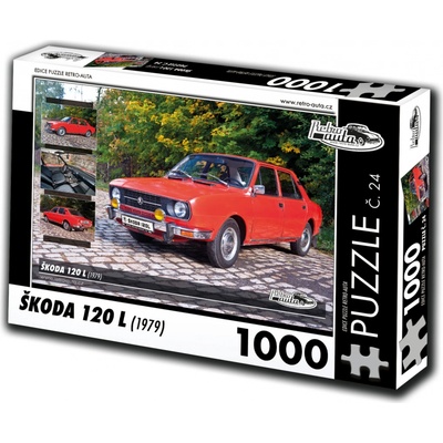 Retro-auta č. 24 Škoda 120 L 1979 1000 dielov