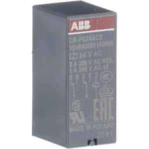 ABB Щепселно реле abb cr-p024ac2, 16a/24vac, 2no (m518411)