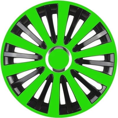 Leoplast Тасове за джанти Falcon зелено / черно - 16 (WC82996)