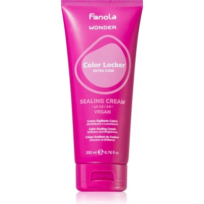 Fanola Wonder Color Locker Extra Care Sealing Cream изглаждащ крем за коса за боядисана коса 200ml