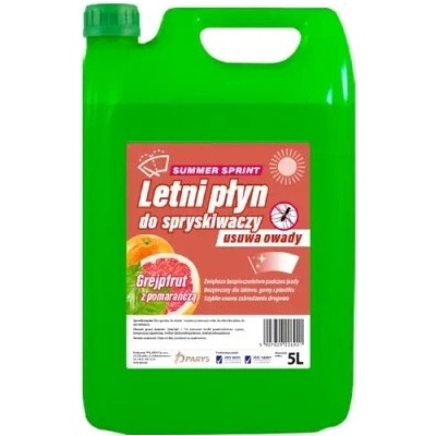ATAS PLAK SUMMER SPRINT Letná kvapalina do ostrekovačov Grep-Pomaranč 5 l