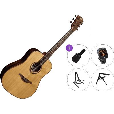 LÂG GUITARS Tramontane 118 T118D Premium SET Natural Акустична китара